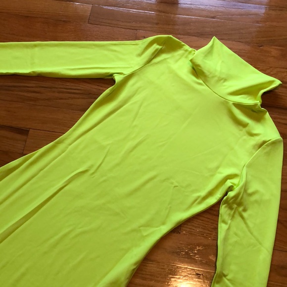 Neon Long Sleeve Midi Dress - Picture 4 of 5